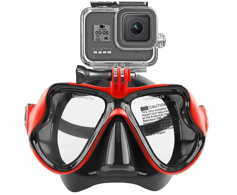 m269-1 diving mask with camera mount