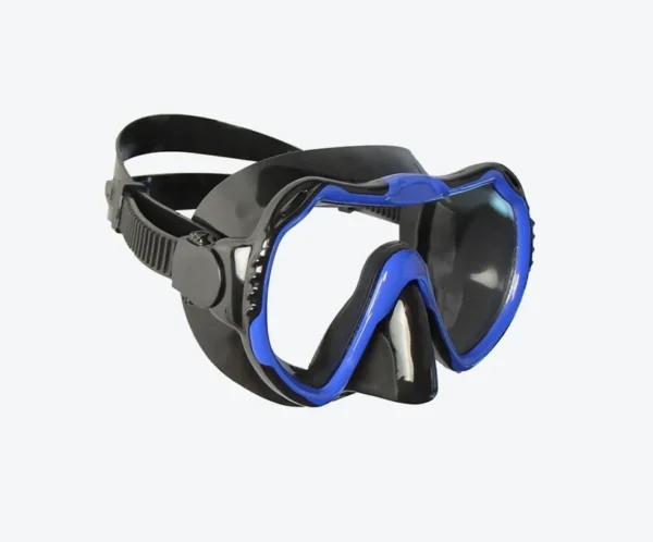 M165 Large View Scuba Mask Blue 2