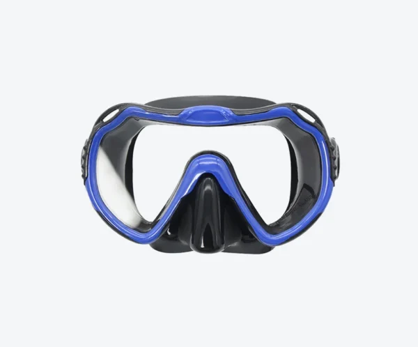 M165 Large View Scuba Mask Blue