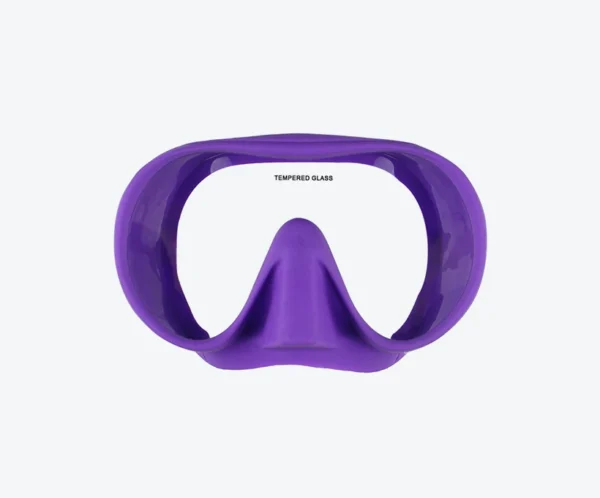 M166 Frameless FreeDiving Mask Purple