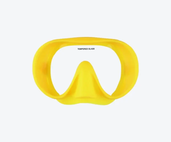 M166 Frameless FreeDiving Mask Yellow