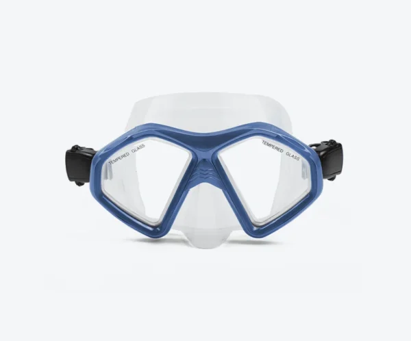 M258 Diving Mask Blue transparent
