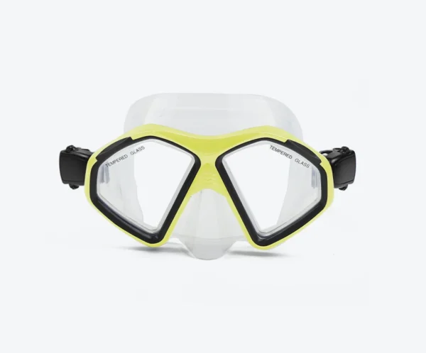 M258 Diving Mask Yellow transparent