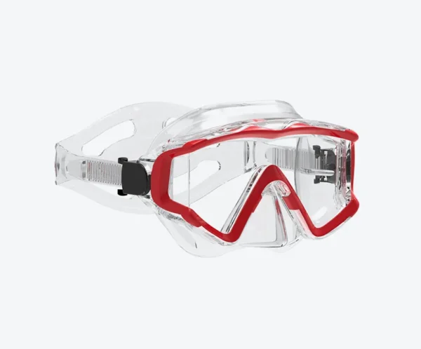 M308 panoramic Diving Mask Red