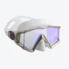 M308 panoramic Diving Mask White Gold