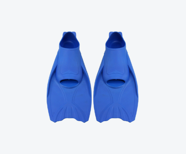 F02 Rubber Swim Fins Blue