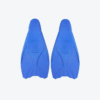 F02 Rubber Swim Fins Blue Back