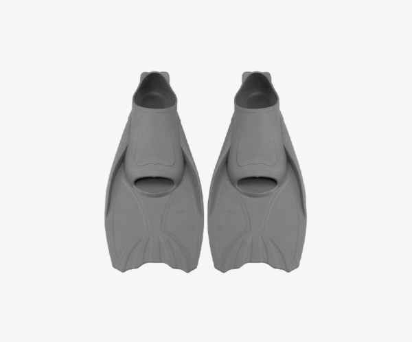 F02 Rubber Swim Fins Grey