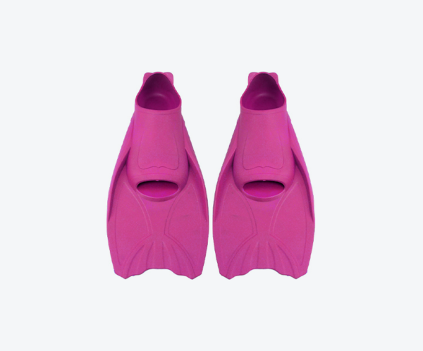 F02 Rubber Swim Fins Pink