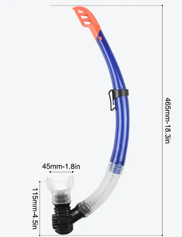 SN116 Premium Diving Snorkel Size
