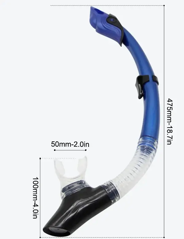 SN117 Top Rated diving snorkel Size