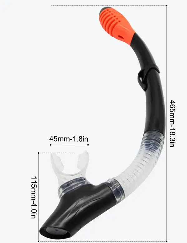SN118 Scuba Diving Snorkel Size