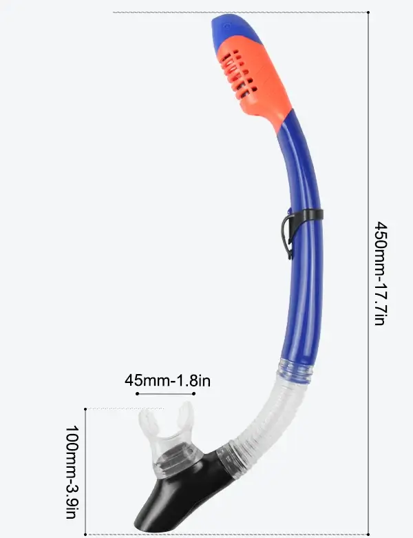 SN119 Freediving Snorkel Tube Size