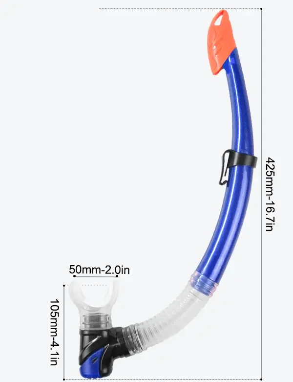 SN58-1 Semi dry Snorkel Tube size