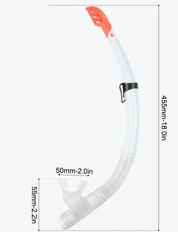SN61 Lightweight Diving Snorkel Size