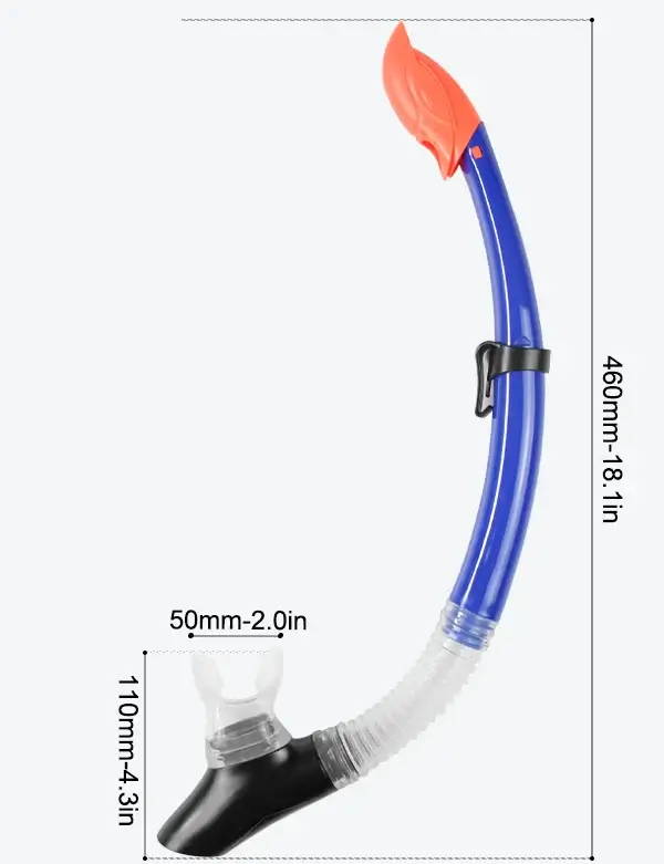 SN72 Best Snorkel Tube Size