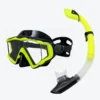 M308 panoramic Diving Mask Snorkel Set Yellow