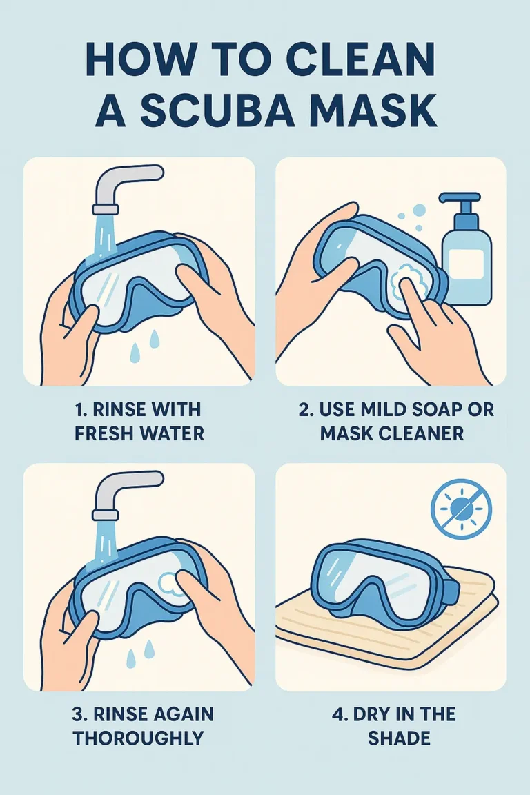How to clean Scuba mask
