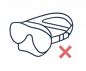 Scuba diving mask Strap Loose